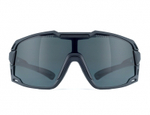Спортивные очки 720armour Flash / Matte Black / Glossy Black Temple / Polarized Smoke / Cylinder Lens