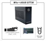 Внешняя видеокарта EGPu Wikingoo M1s + Asus GT730, Thunderbolt 3/4.
