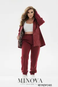 Костюм 2405-бордо Minova