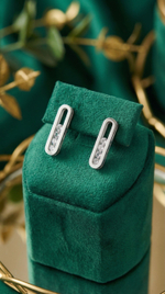 Серьги фианиты