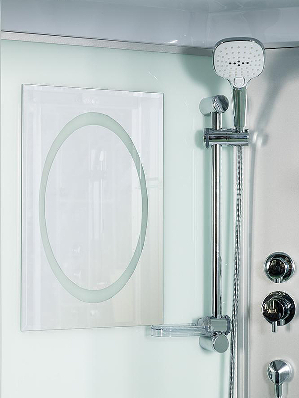 Душевая кабина WeltWasser (ВельтВассер) Werra XL 802, со средним поддоном, 80x80x226