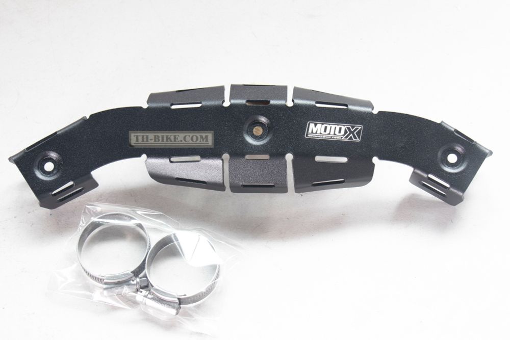 Exhaust Heat Shield  MANIFOLD GUARD MOTO-X for Megabomb pipes Honda CRF250-300l-M-Rally, KLX230 Kawasaki.