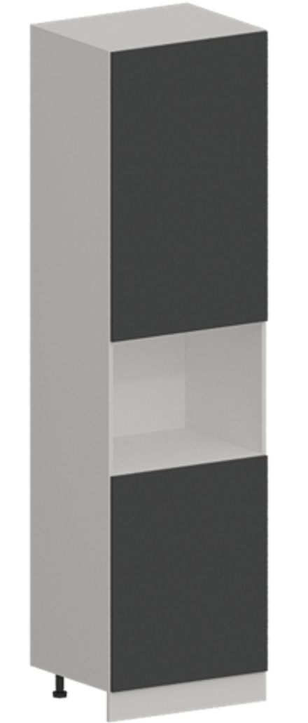 Кухня Модуль ШП 600 Графит / Графит Софт