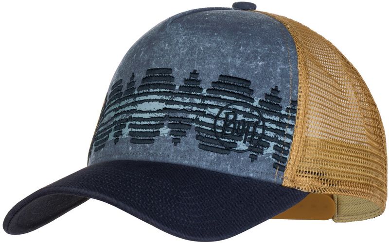 Кепка-бейсболка Buff Trucker Cap Tzom Stone Blue Фото 1