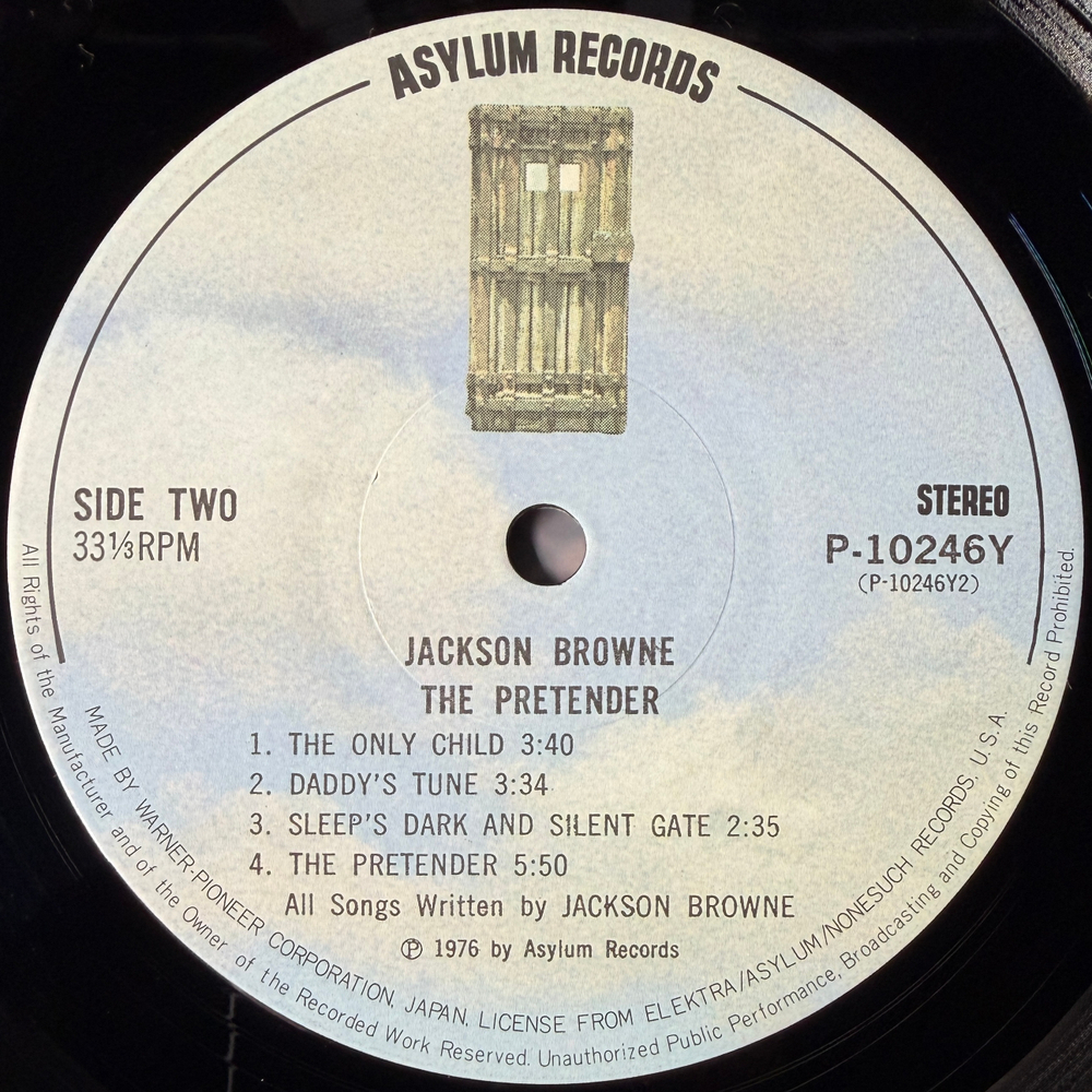 Jackson Browne ‎– The Pretender (Япония 1976г.) Т