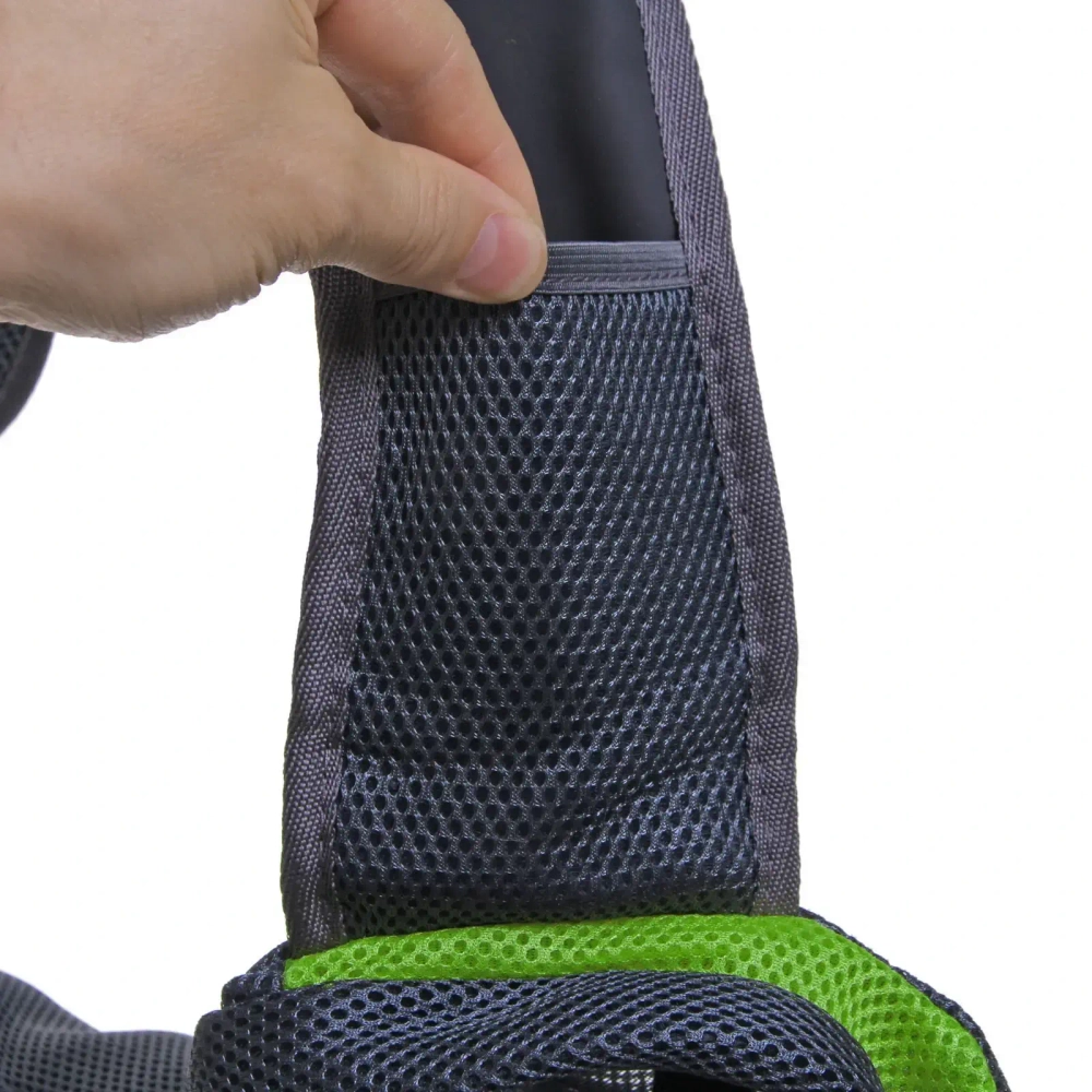 Сумка - переноска для животных через плечо «ЛЮБИМЫЙ БРО, цвет зеленый, 45*13см (Лейбл)