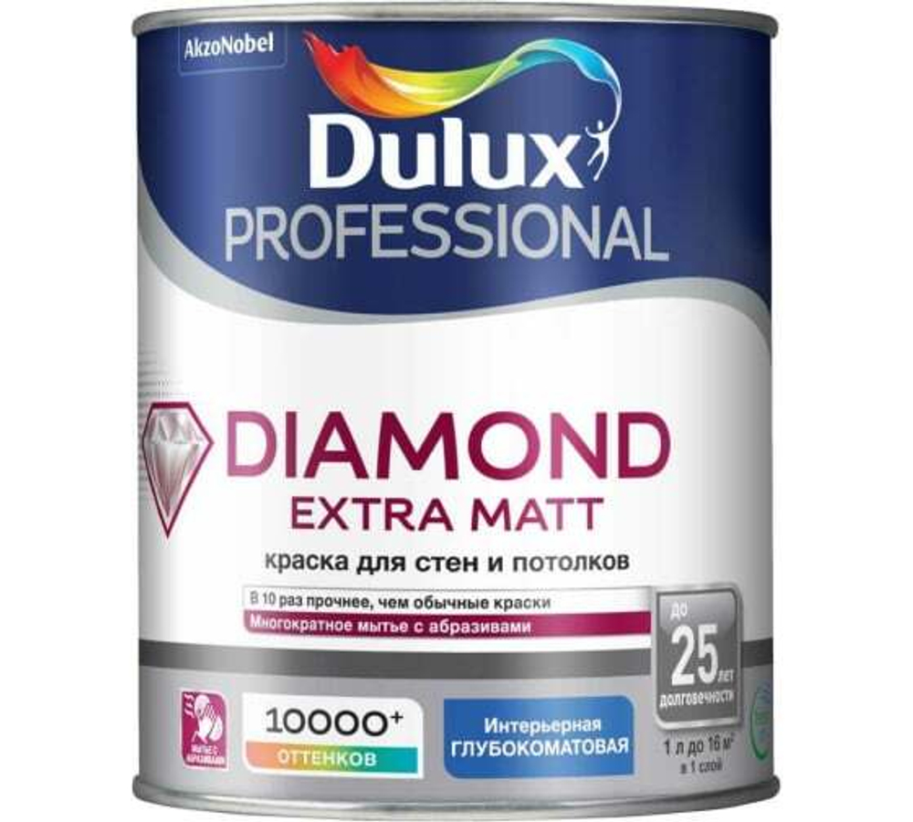 Краска Dulux  Trade Diamond Extra Matt  (1л)
