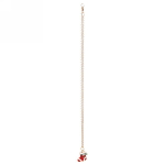 Подвеска на цепочке «Новогодняя Коллекция - Красный носочек», 22см, 13*8см