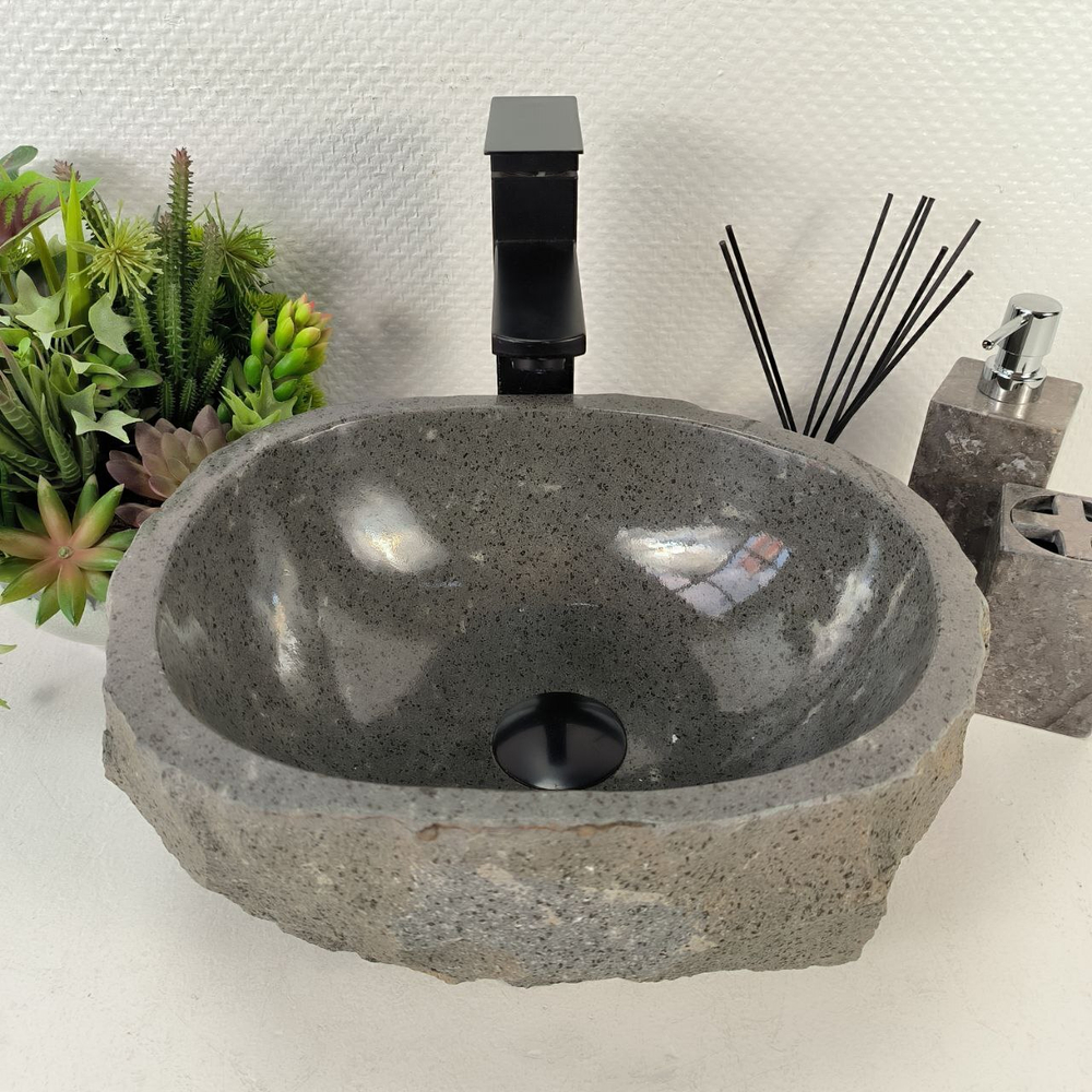 Раковина из андезита Erozy Grey EA-65562 36*31*15 0037