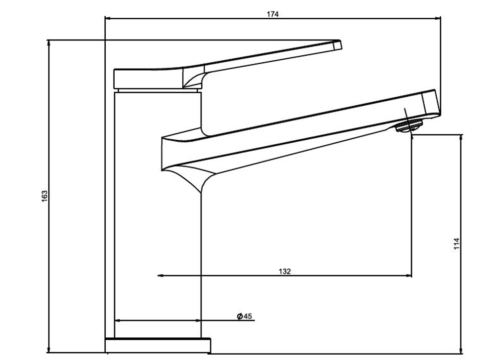Смеситель для раковины LAPARET NOBIA N3015402LPT