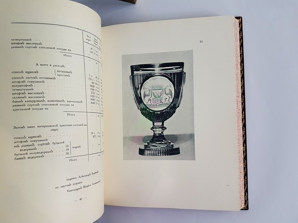 "150 лет Никольско-Бахметевского хрустального завода князя А. Д. Оболенского. Описание истории завода и краткий очерк о развитии стекольного дела в России" 1914 год - книга в подарок