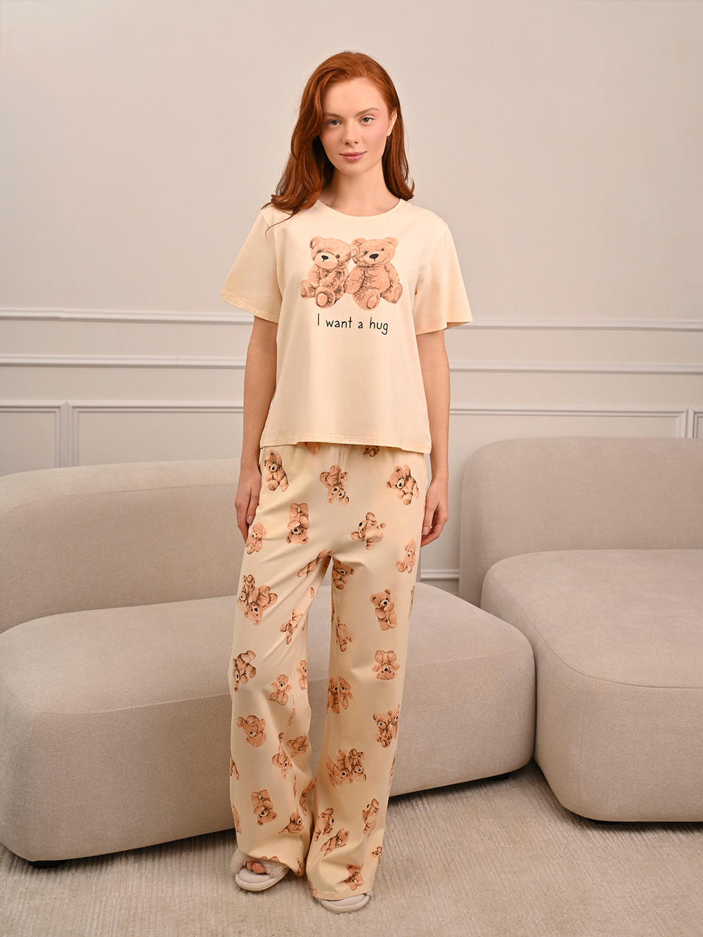 Женская пижама с брюками (Арт. 5285TBC)