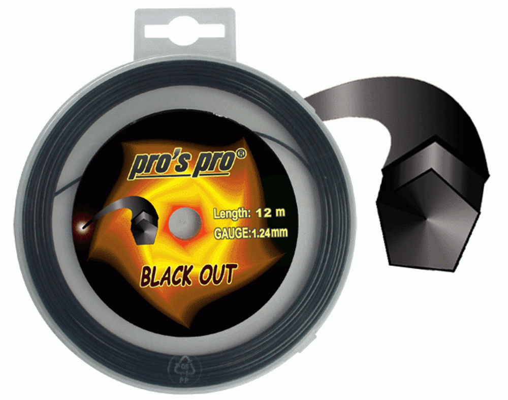 Теннисные струны Pro's Pro Black Out (12 m)
