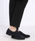 Кожаные дерби colby_derb_stsd BOSS BLACK - темно-синий(50516599)