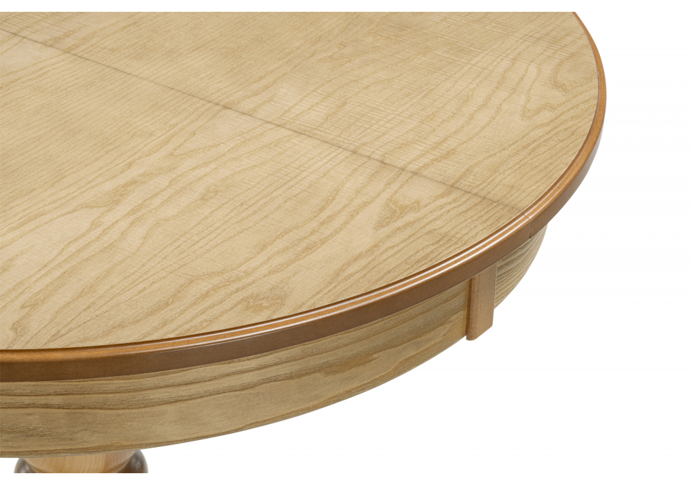 Стол деревянный Woodville Орден 100(140)x100 круглый дуб