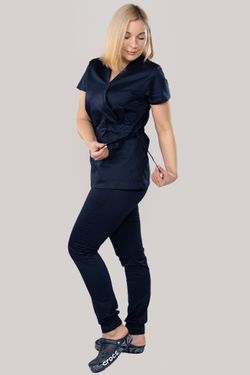 Костюм медицинский женский 386 СИНИЙ
