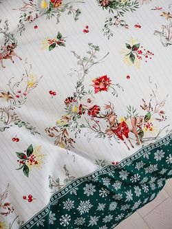 Простынь перкаль Сказка "Сочельник (зел)" 240x215 см