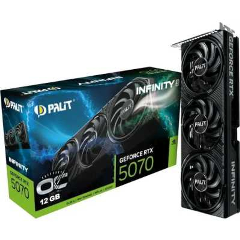 Видеокарта Palit nVidia GeForce RTX 5070 Infinity 3 OC 12Gb NE75070S19K9-GB2050S