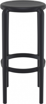 Табурет пластиковый барный Siesta Contract Tom Bar 75, черный