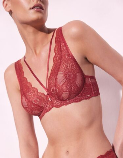 Бюстгальтер-бралетт Bohemian Vibe (Размер: 65G) (Цвет: терракотовый)