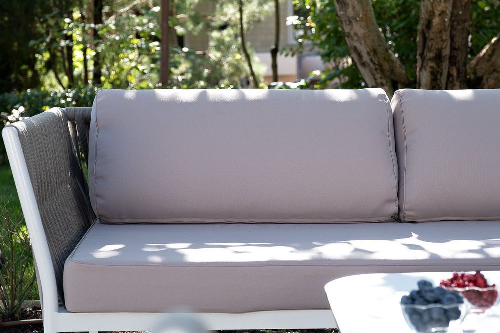 "Касабланка" модульная лаунж-зона из роупа (веревки), каркас из алюминия