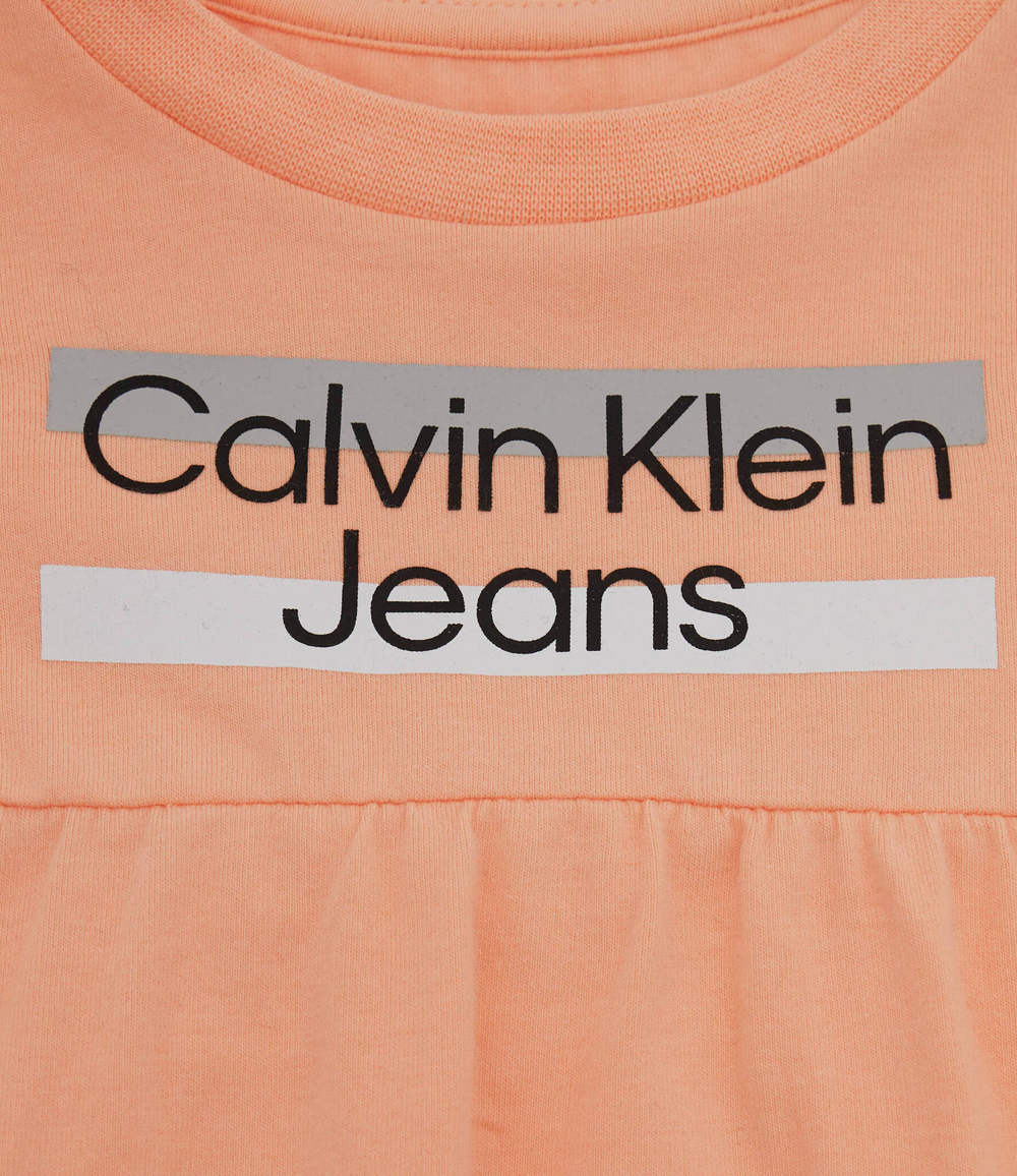 Платье Calvin Klein Jeans - оранжевый(IN0IN00065)