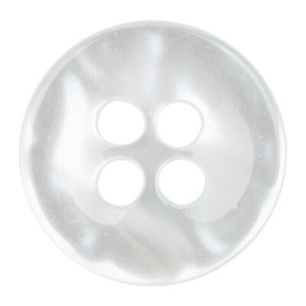 Пуговица рубашечная/блузочная, №453, 11 мм, цв.А001белый