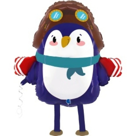 Г Ходячая Фигура Пингвиненок Летчик 24''/61 см.