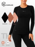 Лонгслив COPPLIFE SILK B3 с шёлком, вискозой и шерстью