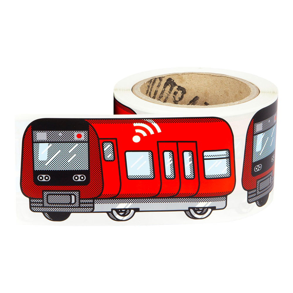 Наклейка FLUX 7х14см - (1шт) Copenhagen S-Train