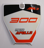 Пластик щиток передний (номерной) Мотоцикл Apollo M3 300