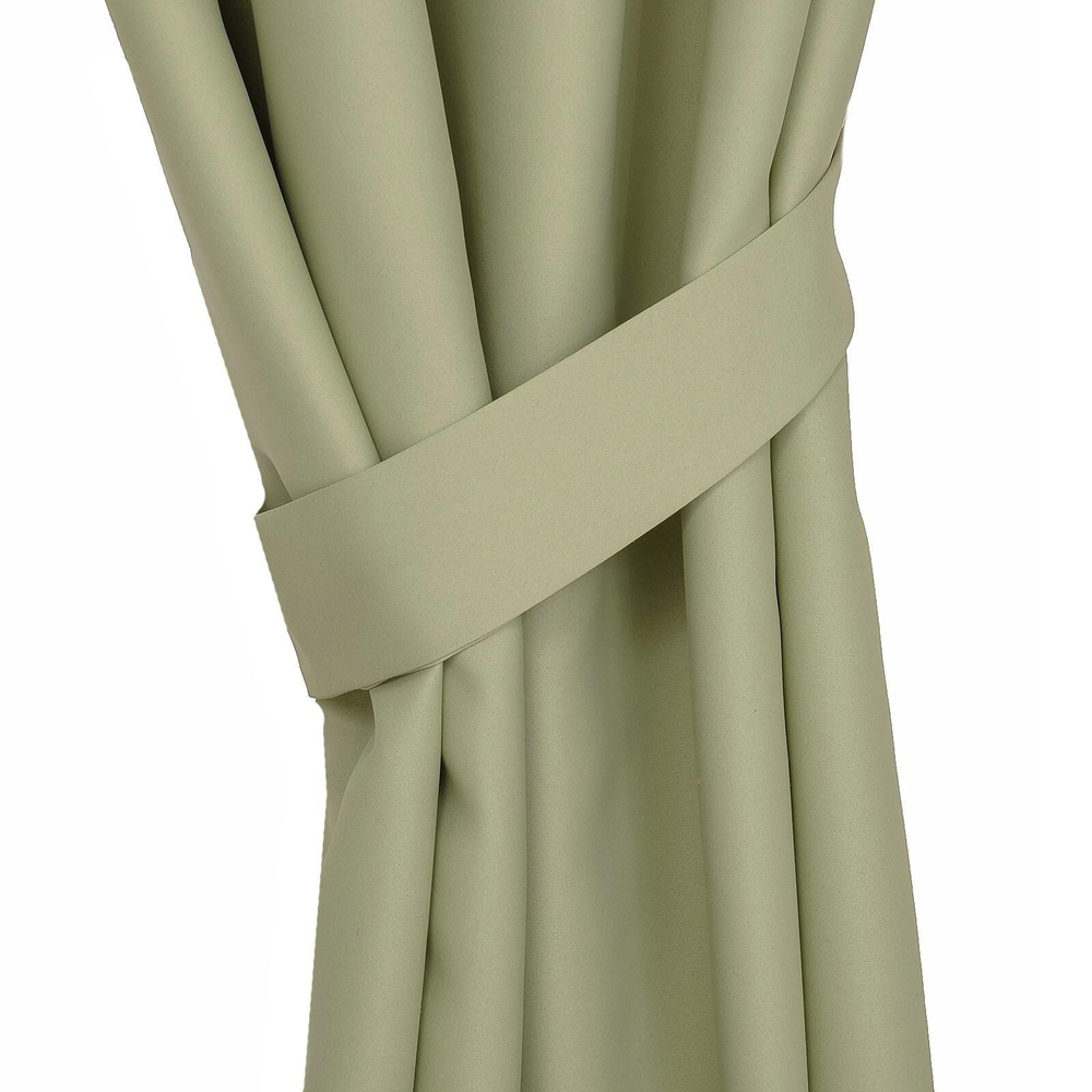 Штора портьерная 135*250 см.215 гр/м2, блэкаут,100% п/э (мятный)