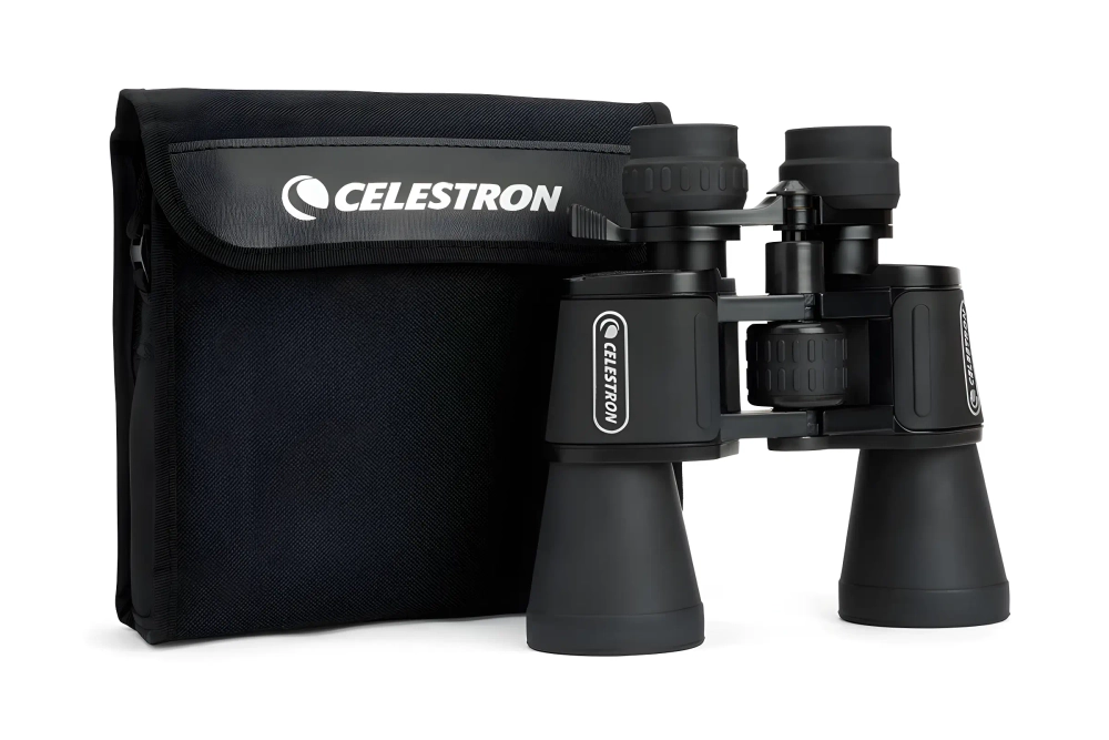 Бинокль Celestron UpClose G2 10-30x50 zoom с чехлом боковой вид