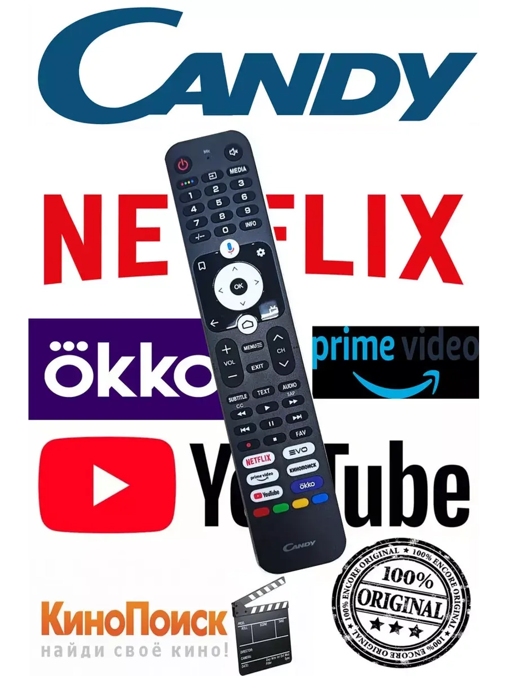 Пульт для телевизора Haier 0530076066 (0530084300, HTR-U32RC CANDY)