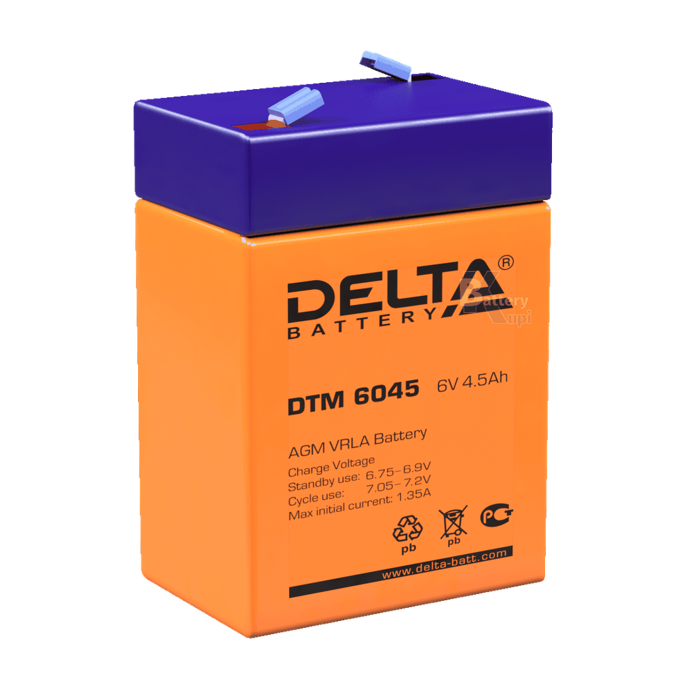 Аккумулятор Delta DTM 6045 (AGM)
