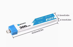 Аккумулятор BETAFPV BT2.0/1S - 300mAh
