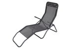 Кресло -шезлонг Капри арт.WR1658  (каркас серый, ткань серая), 1 уп.