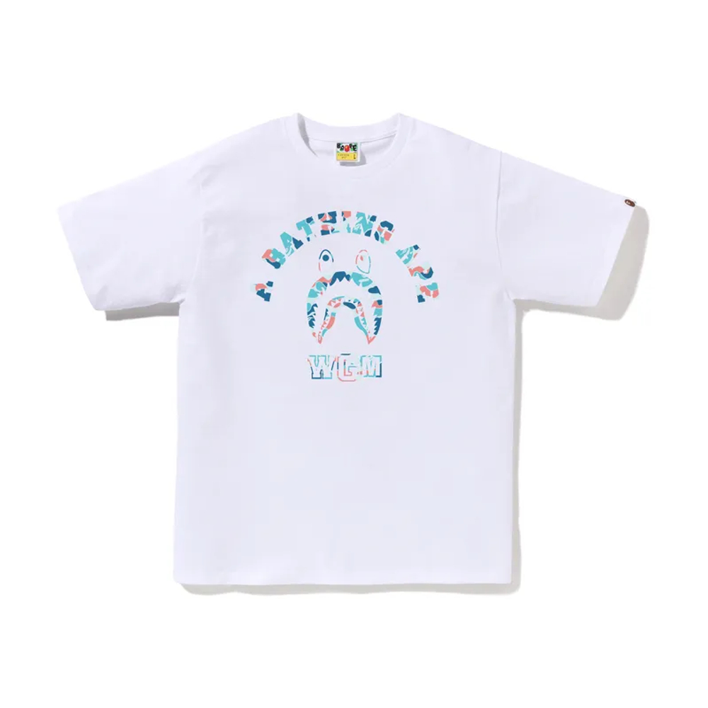 A Bathing Ape Store Hangzhou Shark College Tee