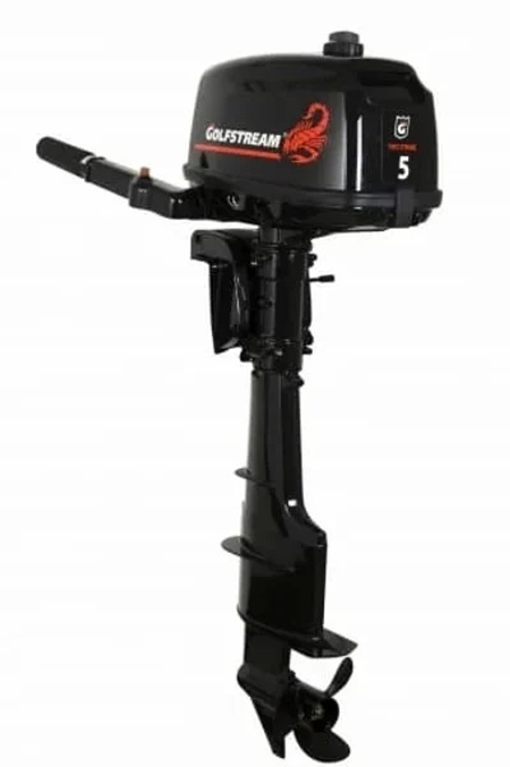 Лодка ПВХ АПАЧИ 3500 НДНД + 2х-тактный лодочный мотор GOLFSTREAM T 5 BMS