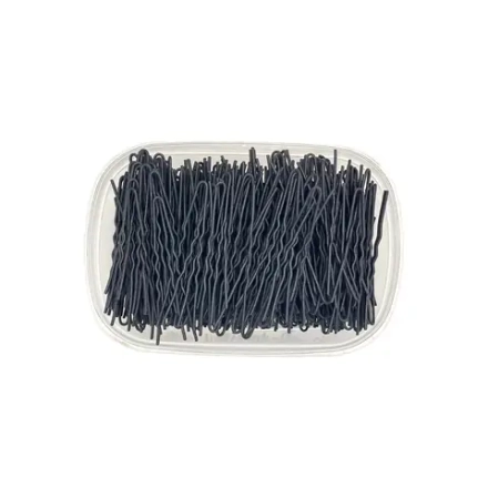 Шпильки Ставвер Карбон черные волнистые 75мм 250гр/уп