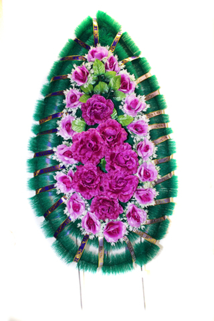 М0082 Венок с лентой