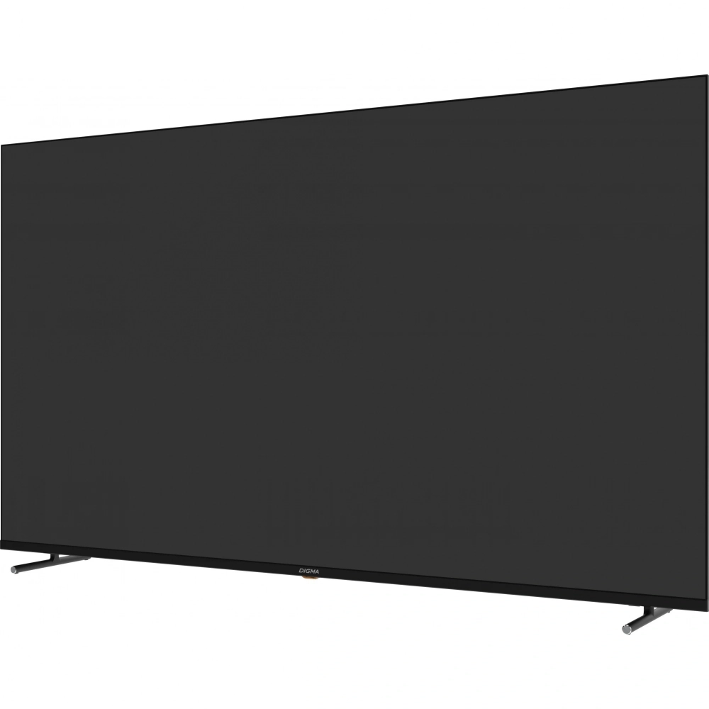 Телевизор LED Digma 65" DM-LED65UBB33 Яндекс.ТВ Frameless Metal черный/черный 4K Ultra HD 60Hz DVB-T DVB-T2 DVB-C DVB-S DVB-S2 USB WiFi Smart TV