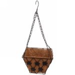 Кашпо для цветов 1,8л «Коковита» с кокосовым волокном, подвесное d=20см P133 ДоброСад