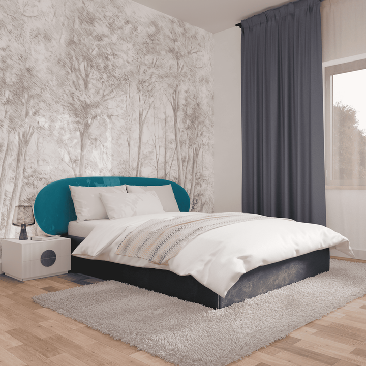 Двуспальная кровать с настилом Эллипс, 160х180