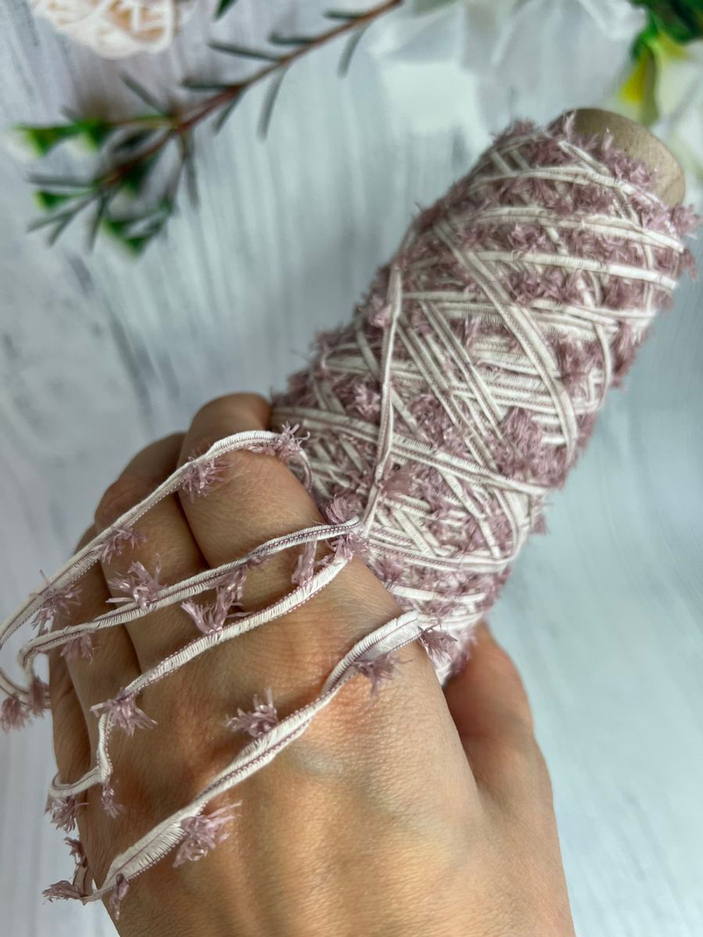 Пряжа для вязания с хлопком