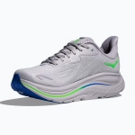 Кроссовки для бега HOKA Clifton 10 ash grey/neon green