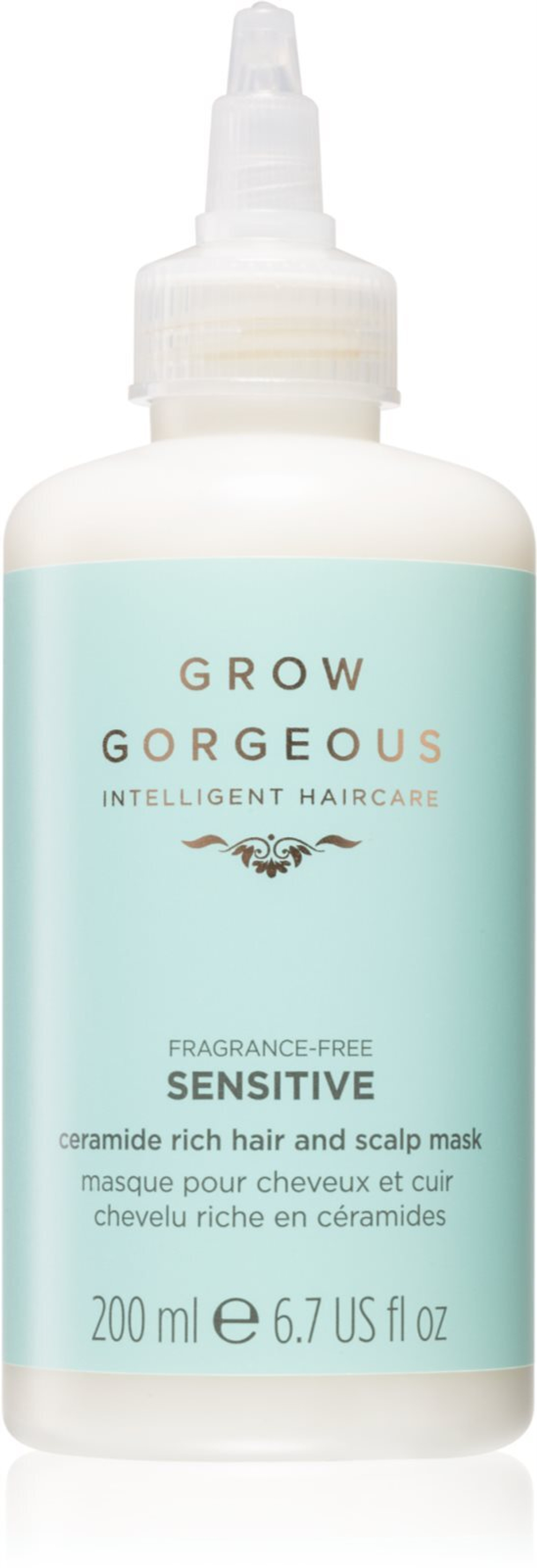 Grow Gorgeous Sensitive - ночная маска для волос и кожи головы /   200  ml  / GTIN 5056307363954