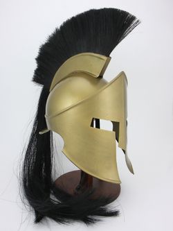 Nautical Шлем Спартанский Царь Леонид с черным плюмажем