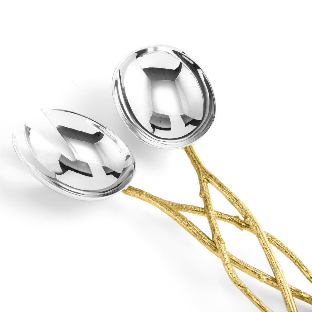 Набор сервировочных предметов 2шт 29.5см Michael Aram Подсолнухи