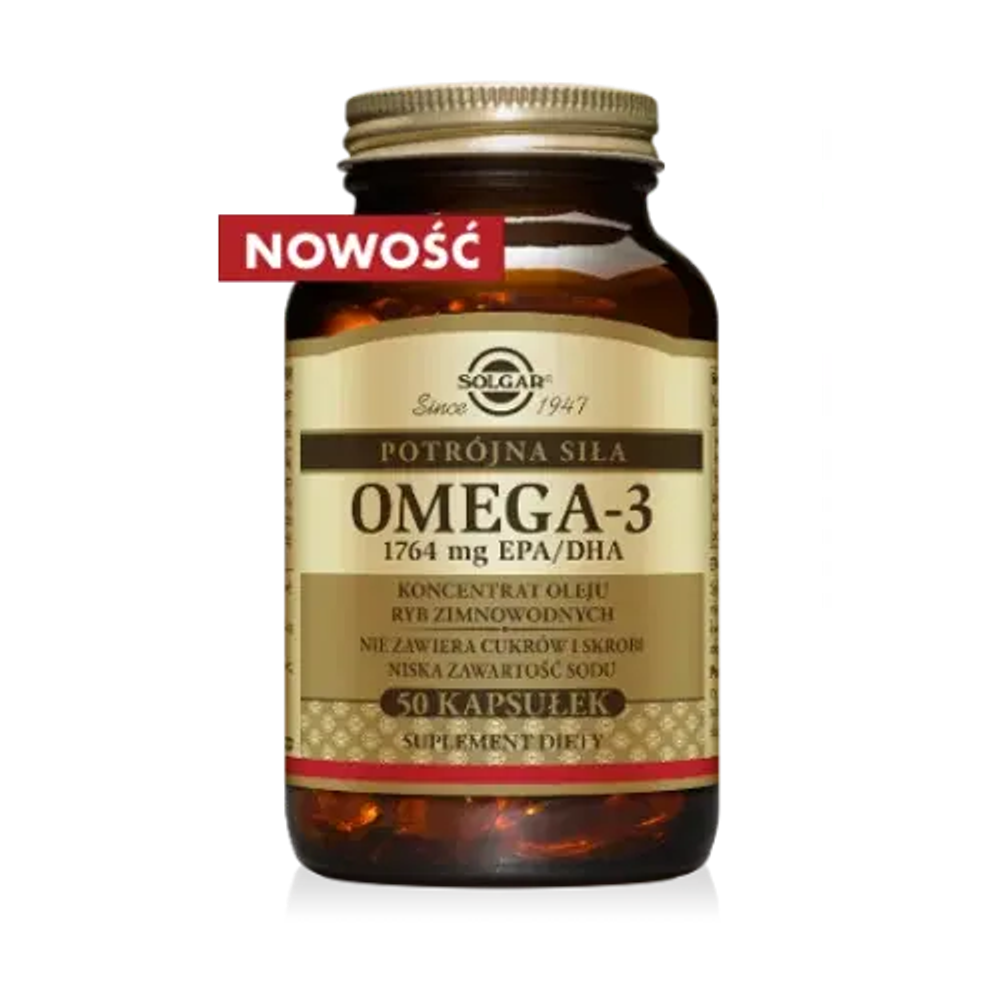 Solgar Omega 3 Triple Strength - 50 капсул